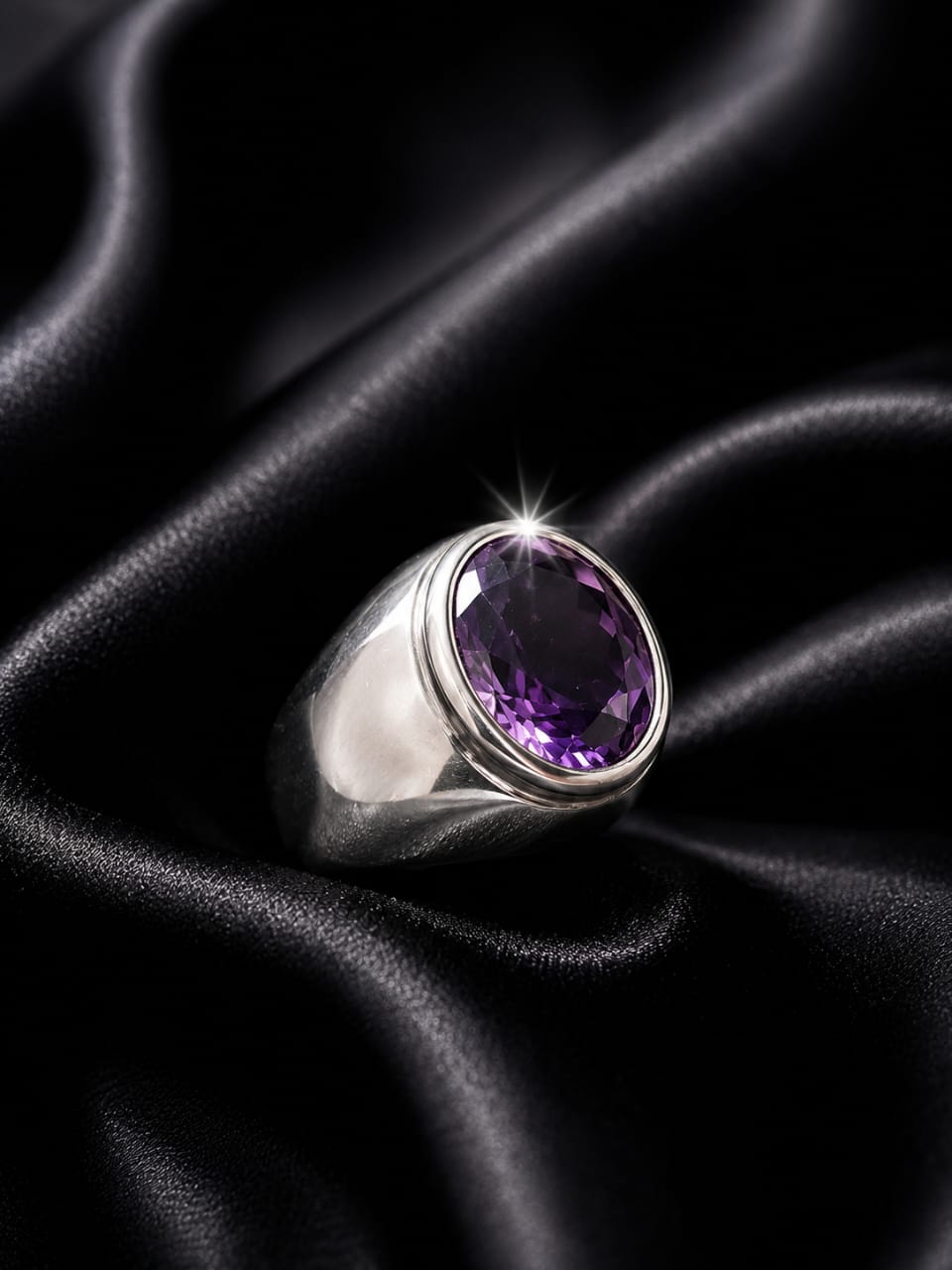 Cincin Batu Purple